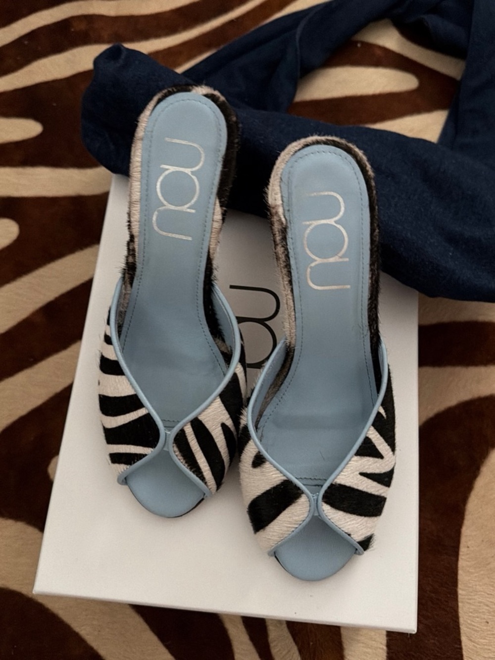 Nou Viral Zebra Print heels size 37